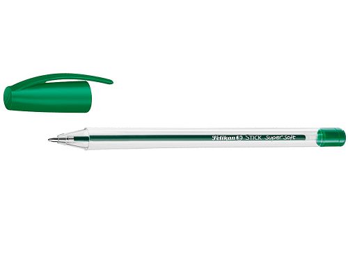Esferografica pelikan stick super soft verde , Pelikan , 152146 , 4012700601483